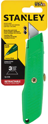 HI-VIS INTERLOCK (T.M.) UTILITY KNIFE