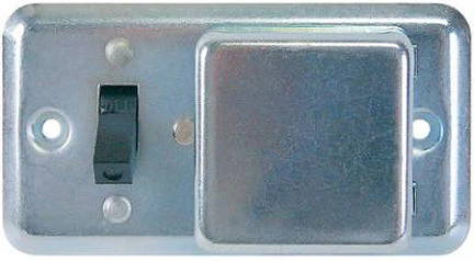 2-1/4 FUSED BOX COVER W/SWITCH 1/CD