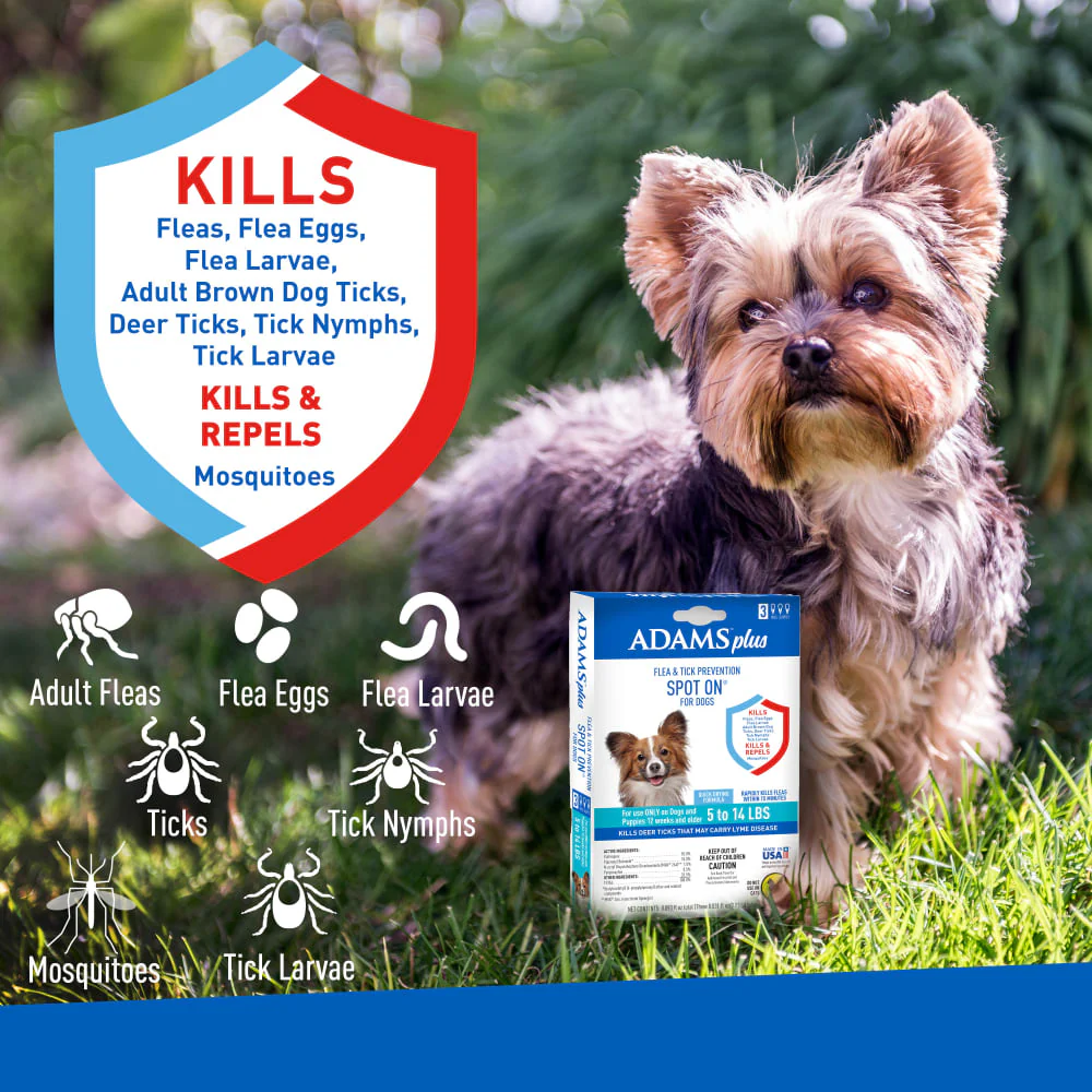 ADAMS™ Plus Flea & Tick Prevention Spot On for Dogs - Image 6