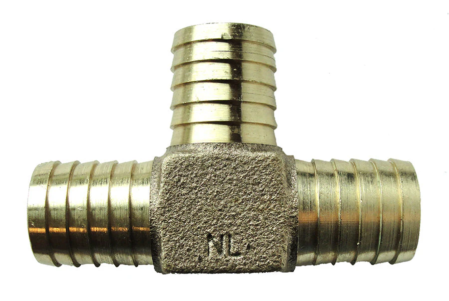 American Granby 1" x 1" x 1" Insert x Insert x Insert Cast Bronze Tee NLRBT1