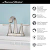 American Standard Glenmere 4-Inch Centerset 2-Handle Bathroom Faucet 1.2 gpm/4.5 L/min With Lever Handles - Image 6