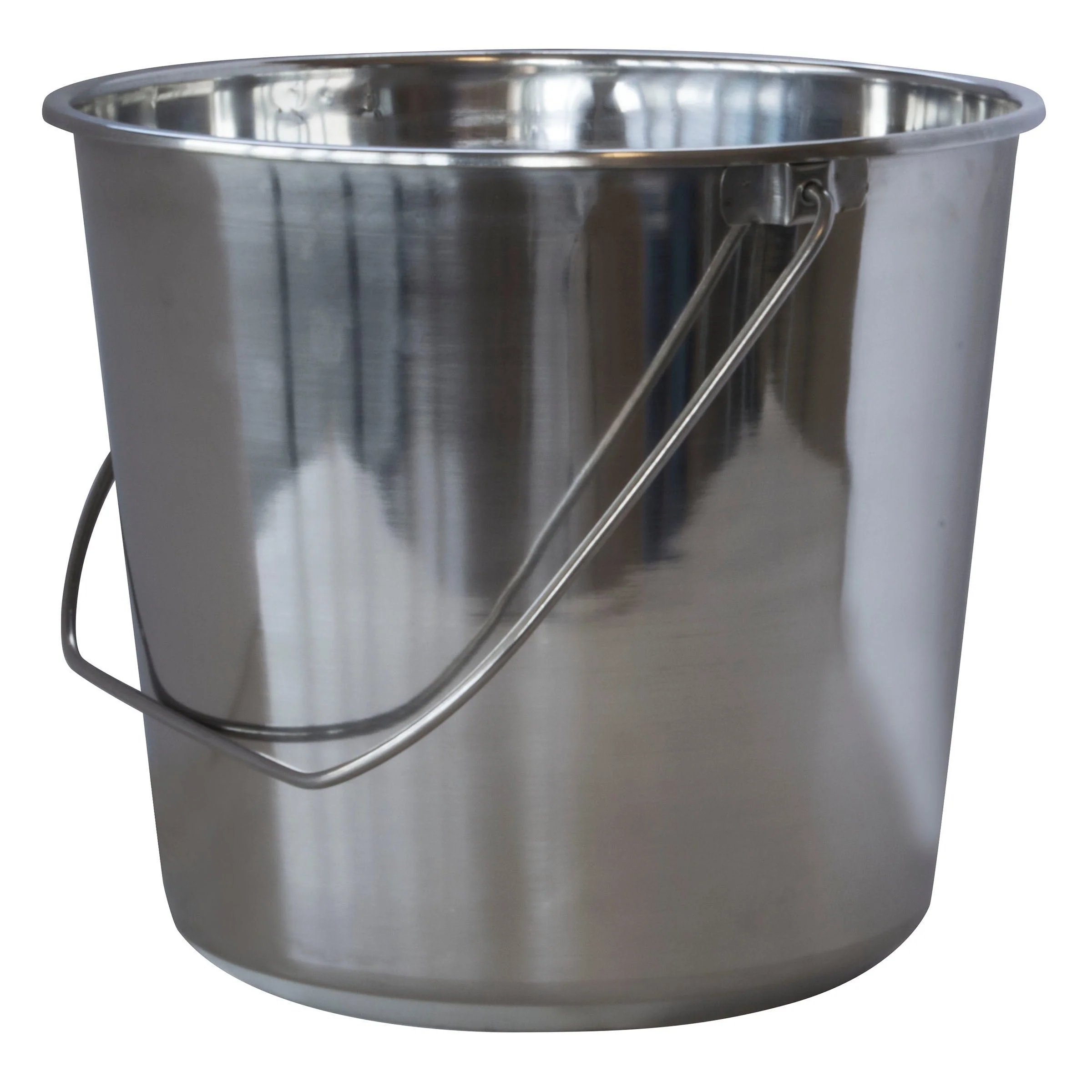 AmeriHome 5.28 Gallon Stainless Steel Buckets 3 Piece Set