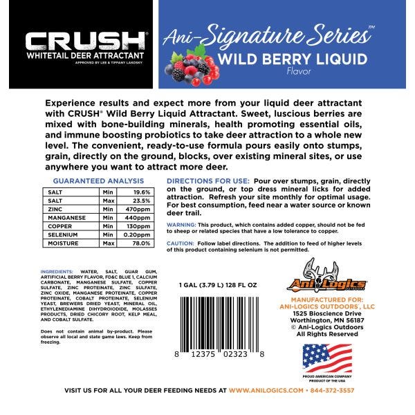 Ani-Logics CRUSH® Liquid Attractant Wild Berry - Image 4