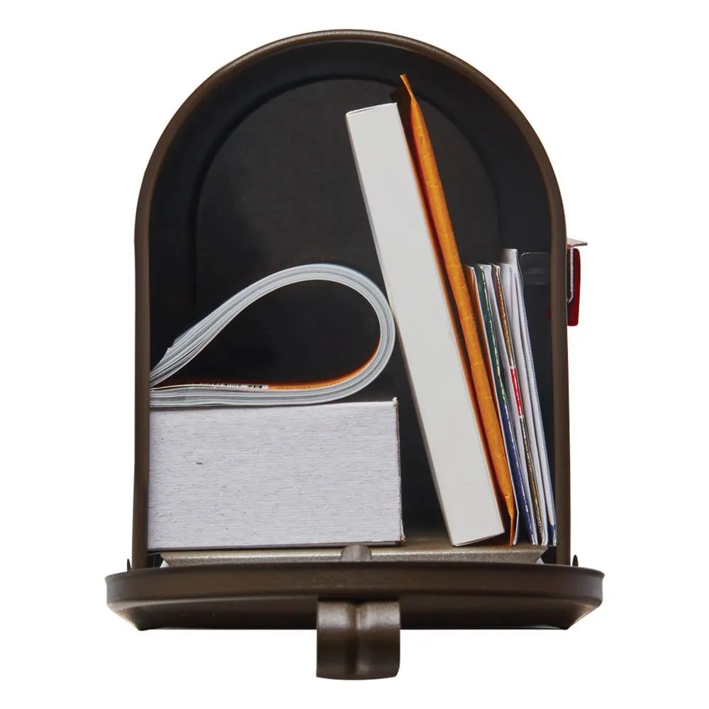 Architectural Mailboxes Elite Post Mount Mailbox Bronze - Image 2