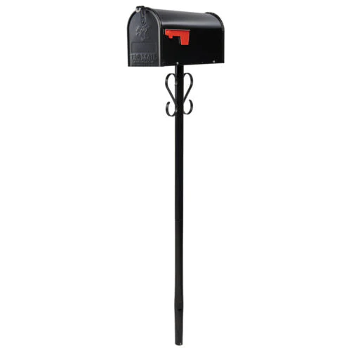 Architectural Mailboxes Round Steel Mailbox Post - Image 3