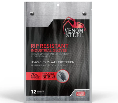 Venom Steel Industrial Nitrile Gloves - Image 2