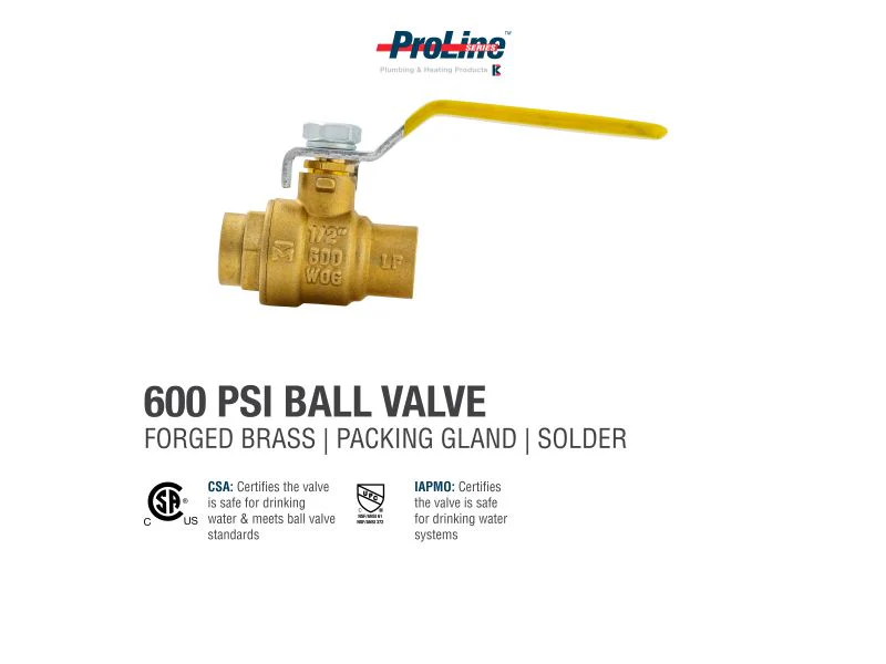 BK Products Brass SWT Ball Valve - Non-Potable - Image 4