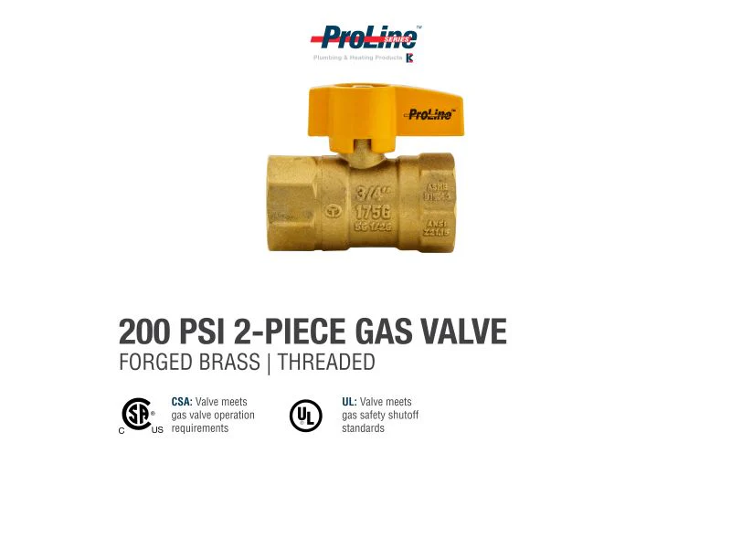 BK Products ProLine Brass Gas Valve - Image 4