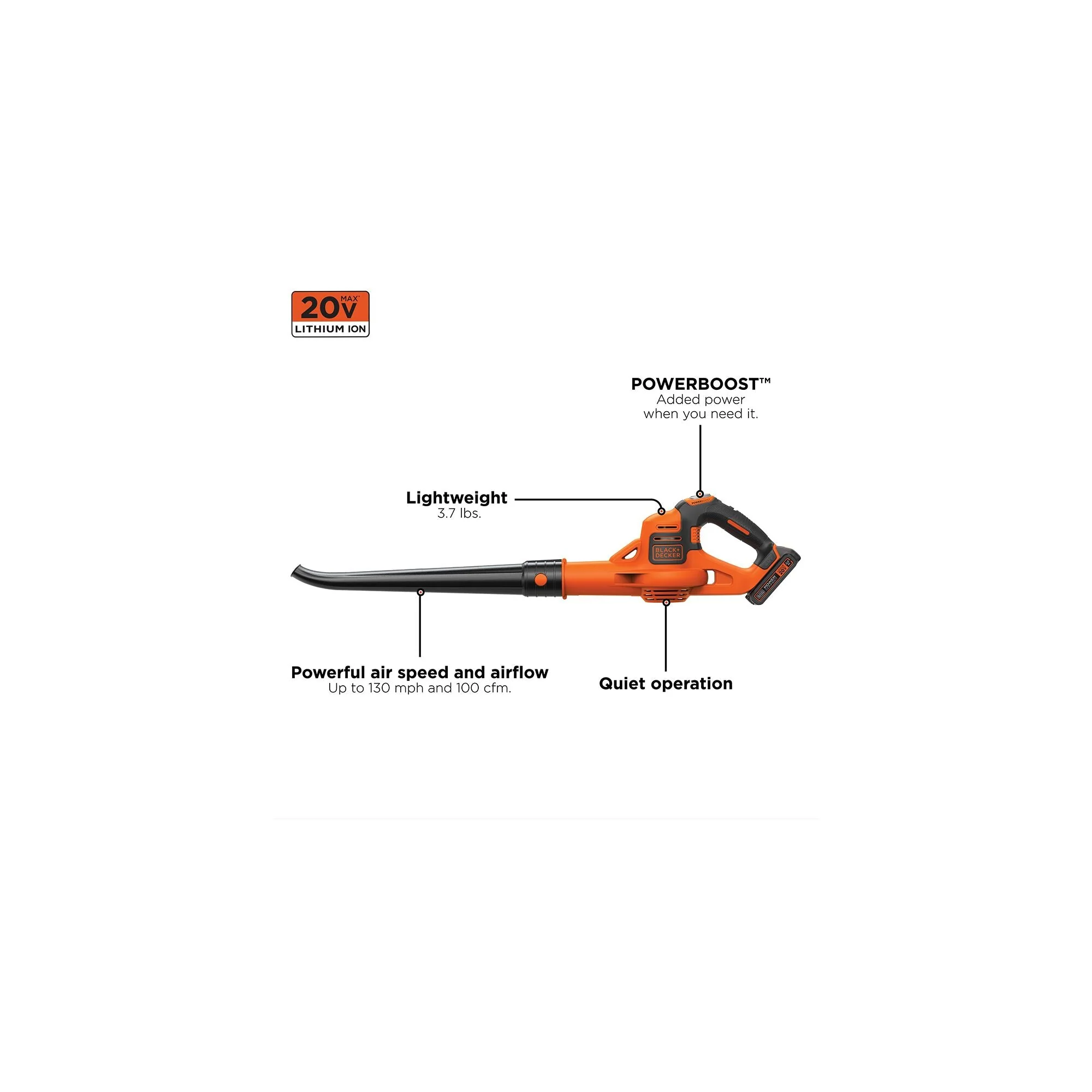 Black & Decker Cordless Sweeper With Power Boost - Image 8