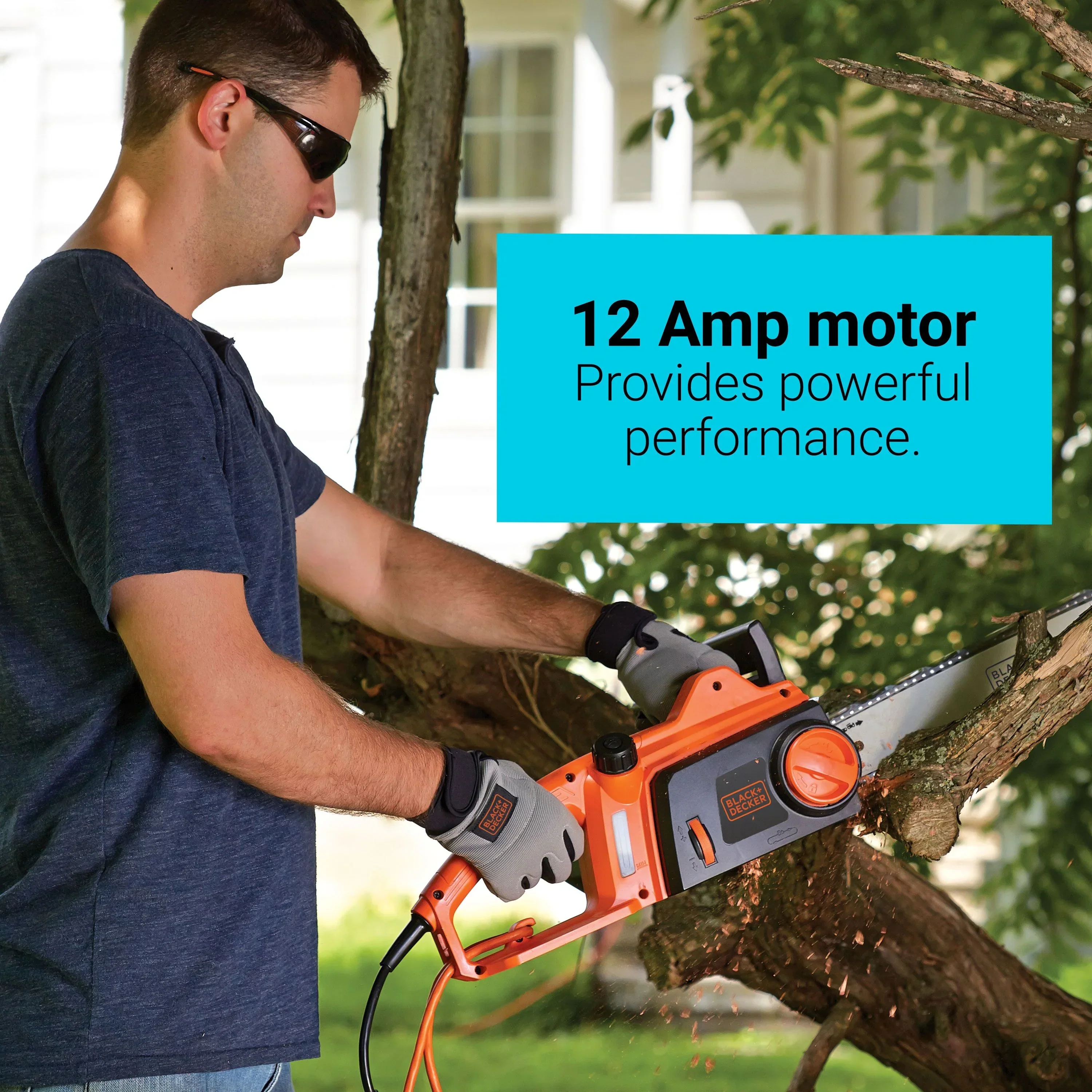 Black & Decker Electric Chainsaw 12-Amp - Image 5