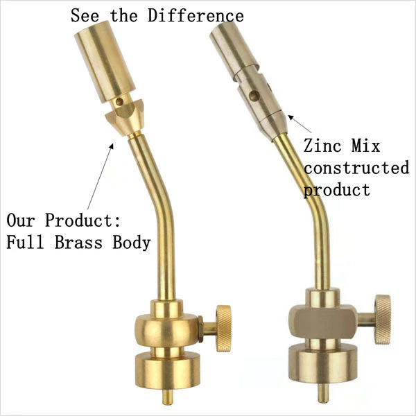 Bluefire BTM-7010 Solid Brass Jumbo Pencil Flame Gas Welding Torch - Image 3