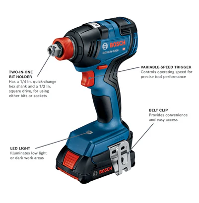 Bosch 18V Impact Driver Kit - Image 2
