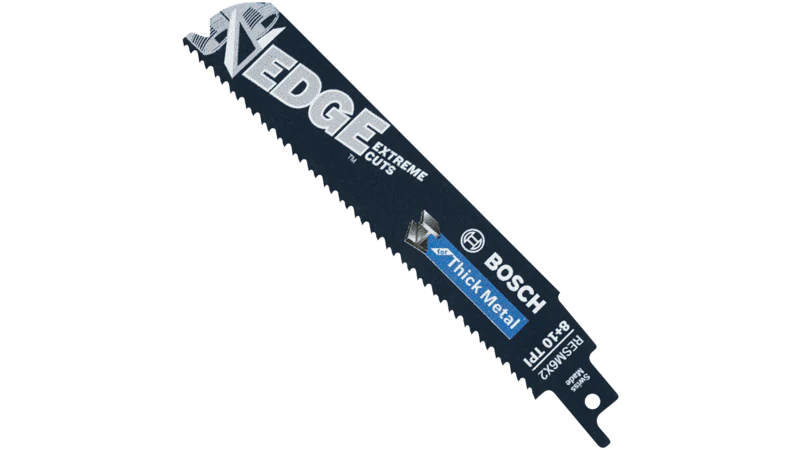 Bosch 5 pc. 6 In. 8/10 TPI Edge Reciprocating Saw Blades for Thick Metal Share with