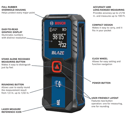 Bosch BLAZE™ 100 Ft. Laser Measure - Image 2