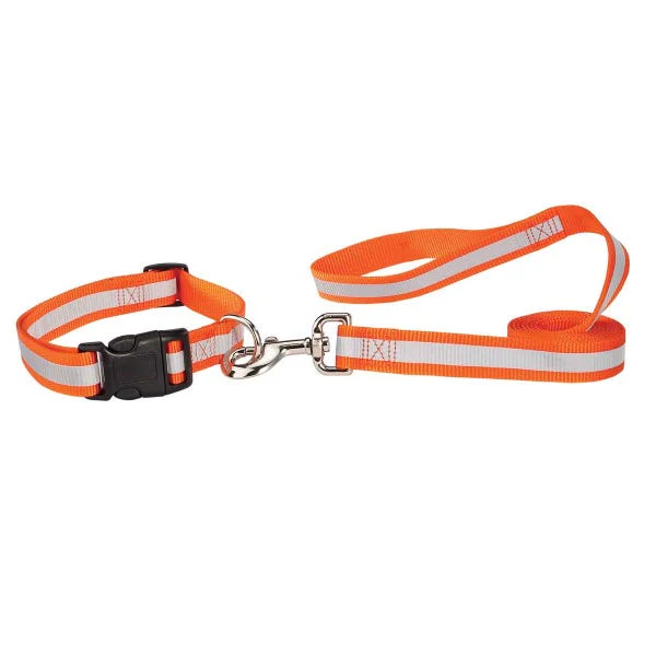 Boss Pet Guardian Gear Reflective Lead 6Ft X 1In Orange - Image 2
