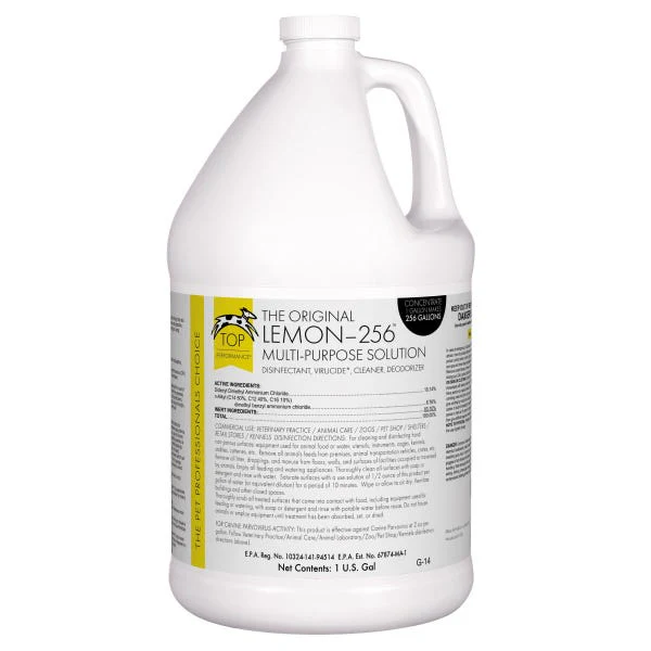 Boss Petedge Top Performance 256 Disinfectant Lemon Gal