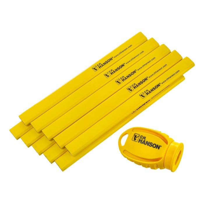 C.H. Hanson 10 Carpenter Pencils With 1 Sharpener - Image 2