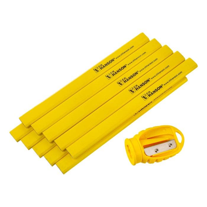 C.H. Hanson 10 Carpenter Pencils With 1 Sharpener - Image 3