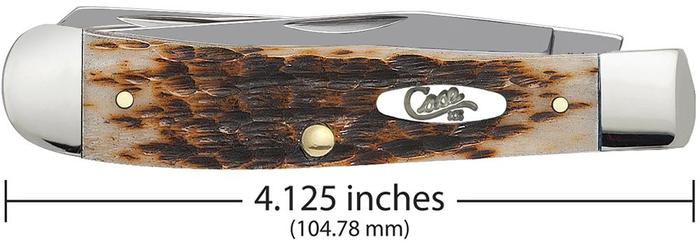 Case Amber Bone Peach Seed Jig Trapper - Image 2