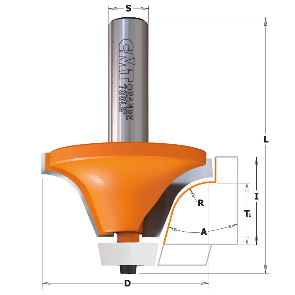 CMT Solid Surface Rounding Over Bowl Bits - Image 2
