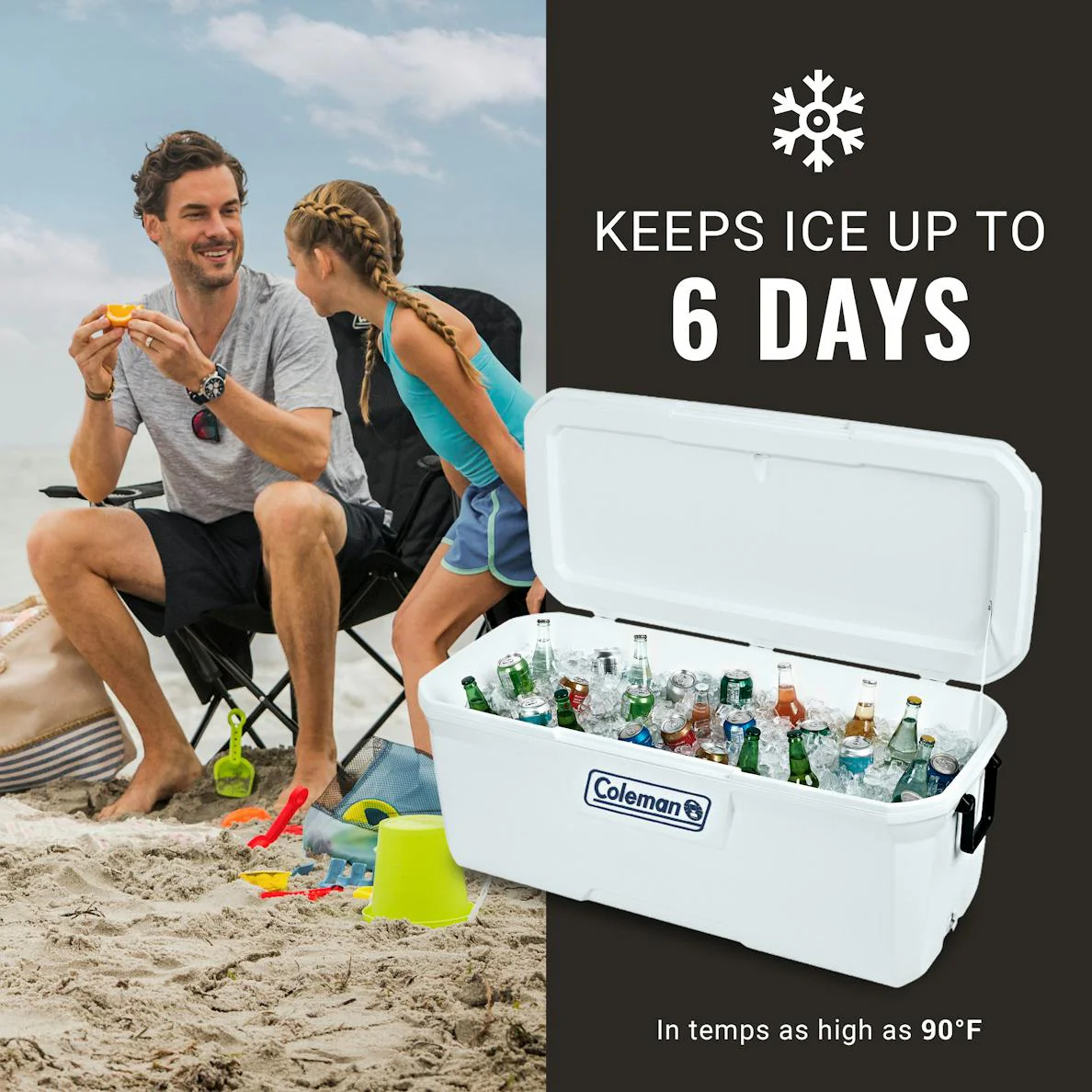 Coleman Classic Series 150-Quart Marine Hard Cooler - Image 2