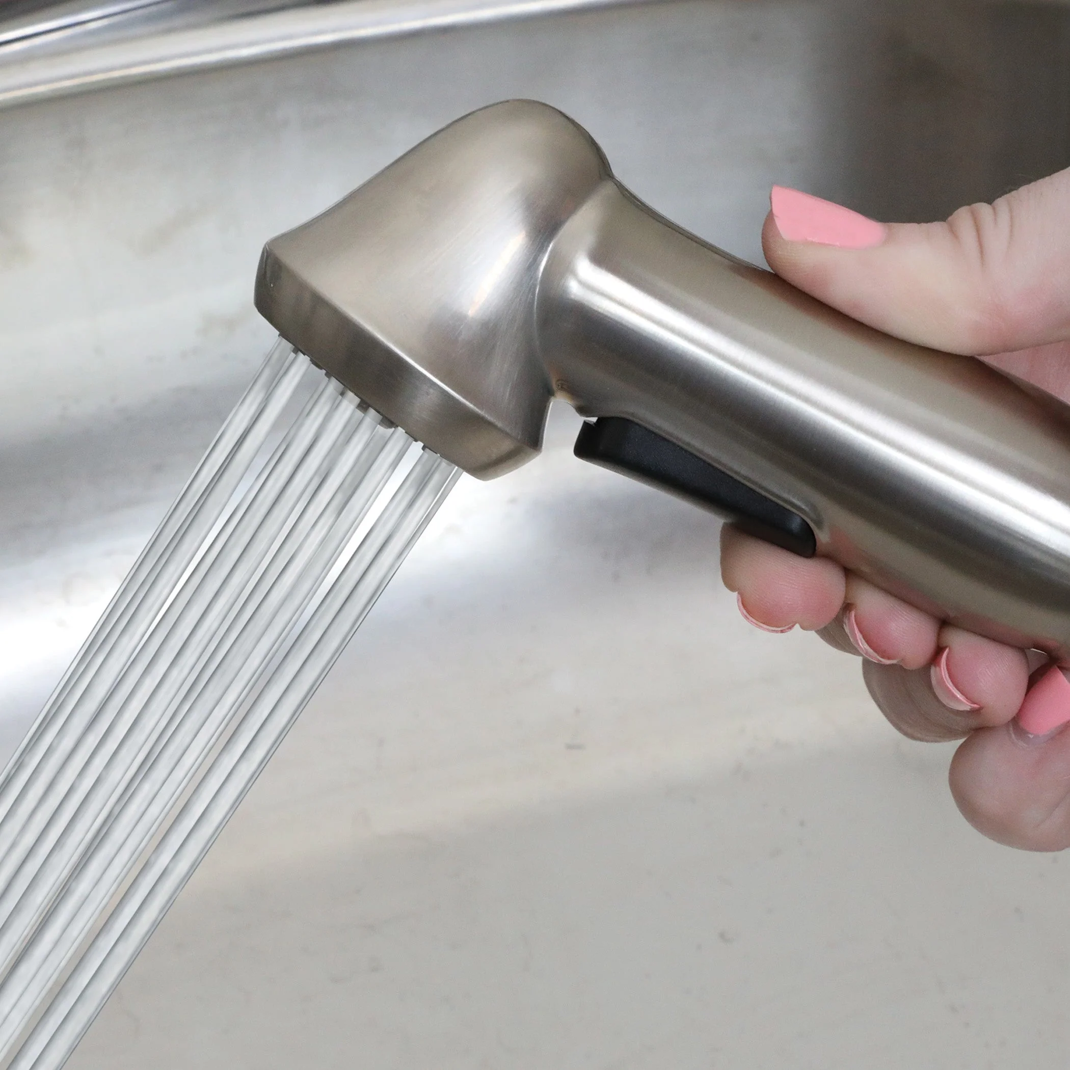 Danco Universal Premium Kitchen Sink Side Spray in Brushed Nickel - Image 3