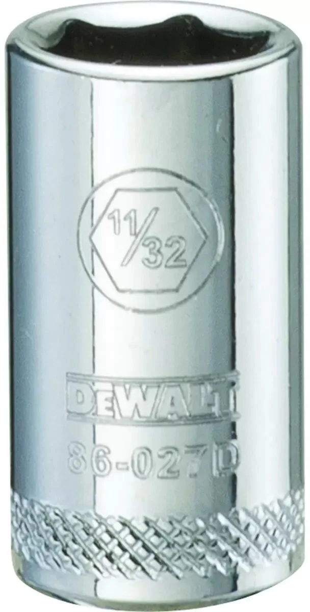 Dewalt 1/4" Drive Standard Length Sockets (6 Point) 11/32-In.