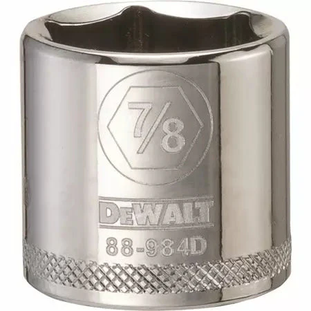 DeWalt 3/8" Drive Standard Length Sockets (6 Point) 7/8-In.