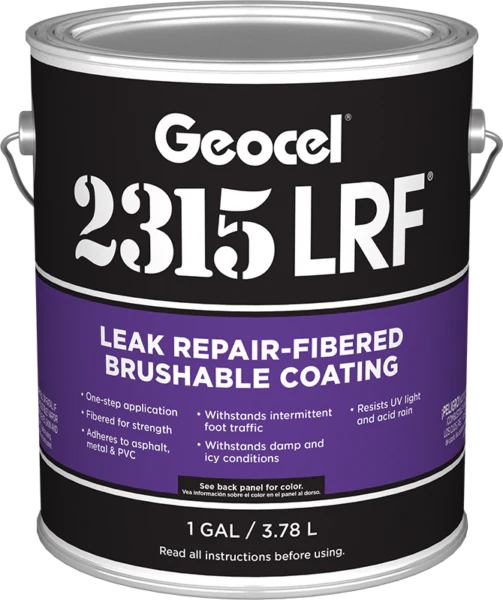 Geocel USA 2315LRF® Leak Repair-Fibered Brushable Sealant 1 Gallon Clear