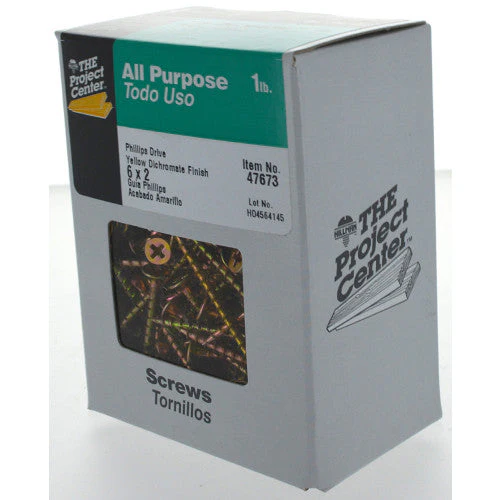 Hillman Bugle Head Phillips All Purpose Wood Screws (#6 X 2") - 1lb Box - Image 2