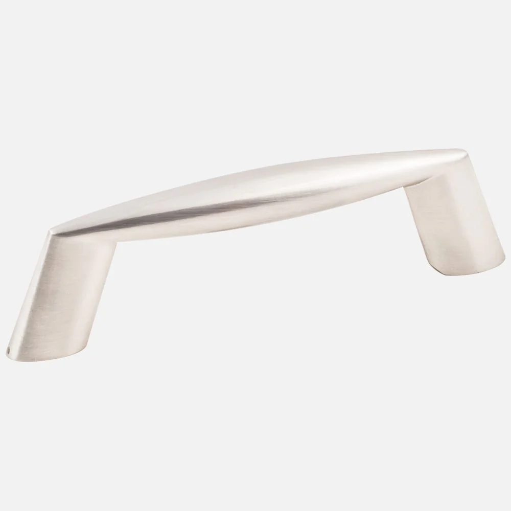 Kasaware 3-3/4" Overall Length Tapered Pull, 2-pack Satin Nickel Finish