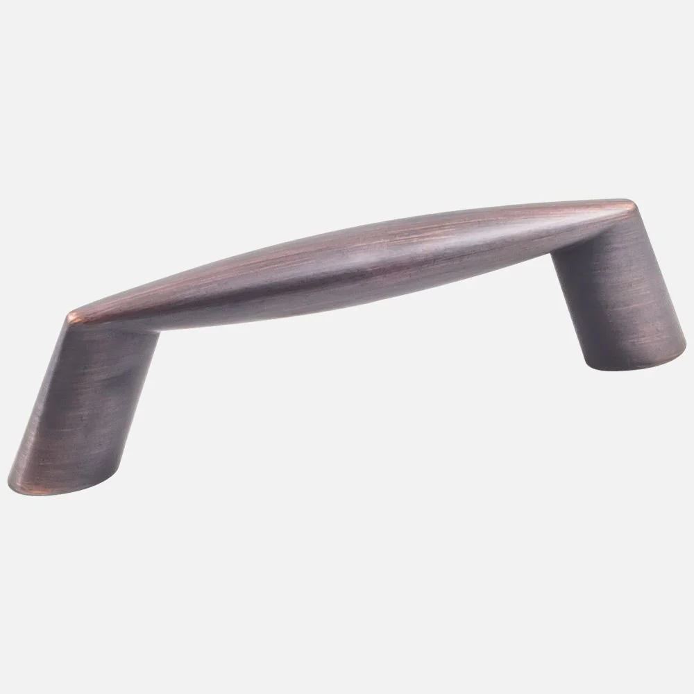 Kasaware 3-3/4" Overall Length Tapered Pull, 8-pack Oil Rubbed Bronze Finish