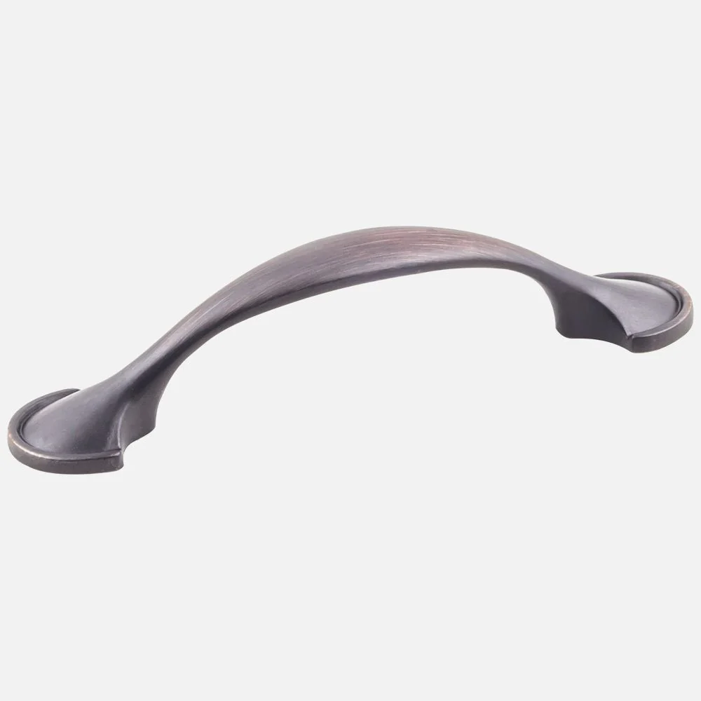Kasaware 4-5/8" Overall Length Half Foot Spoon Pull, 8-pack Oil Rubbed Bronze Finish