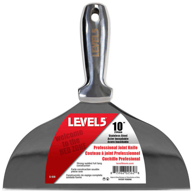 Level5 10" Welded Stainless Steel Joint Knife