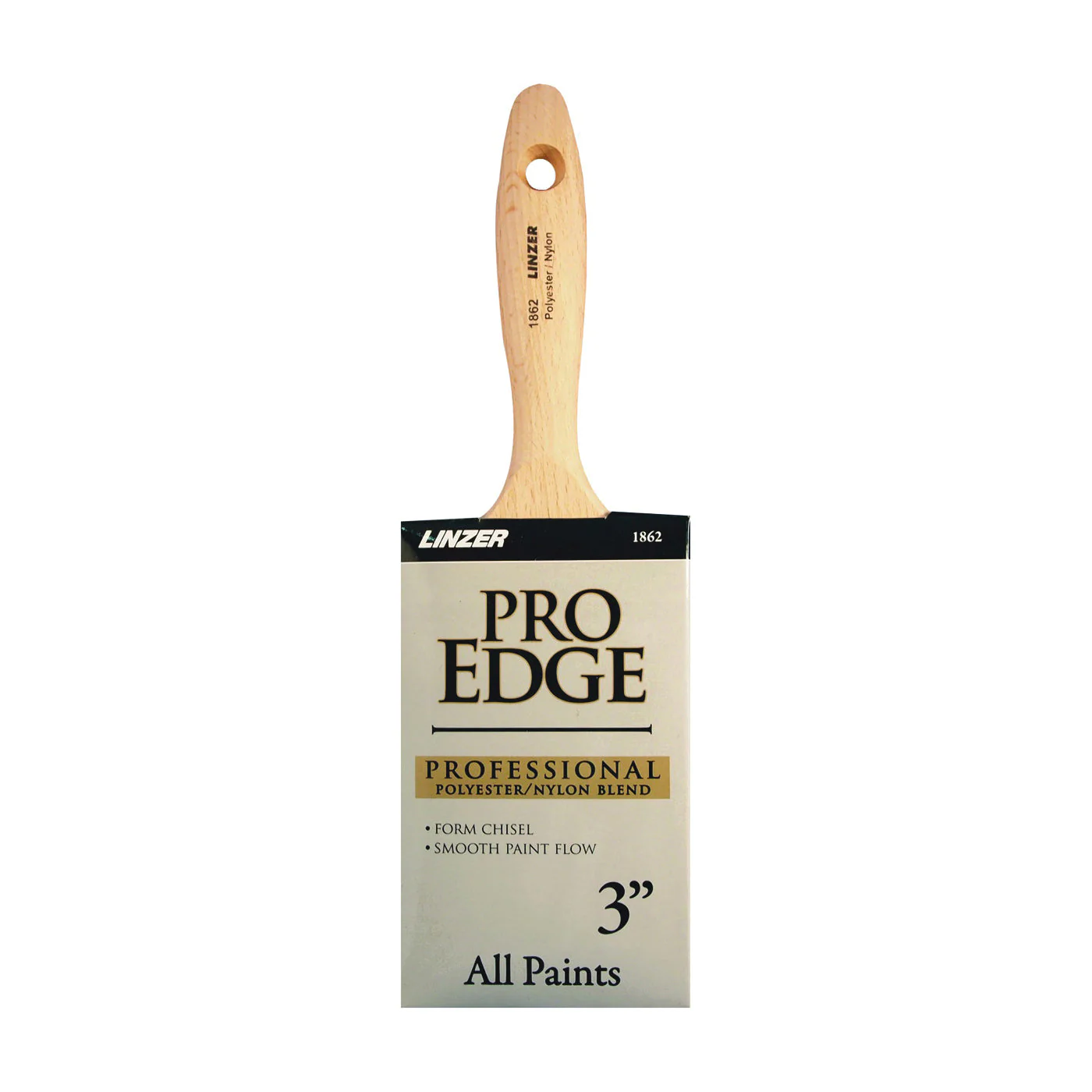 Linzer Pro Edge Poly Nylon Brush 3"