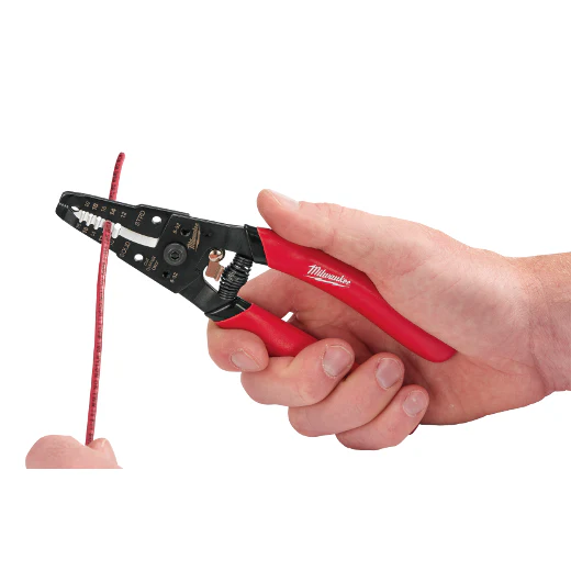 Milwaukee 7-1/8" Wire Stripper/Cutter for Solid & Stranded Wire - Image 2