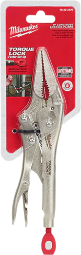 Milwaukee 9-inch TORQUE LOCK™ Long Nose Locking Pliers - Image 2