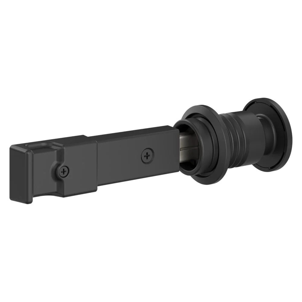 National Hardware Barn Door Lock 5" x 1-1/4" x 3/4", Matte Black
