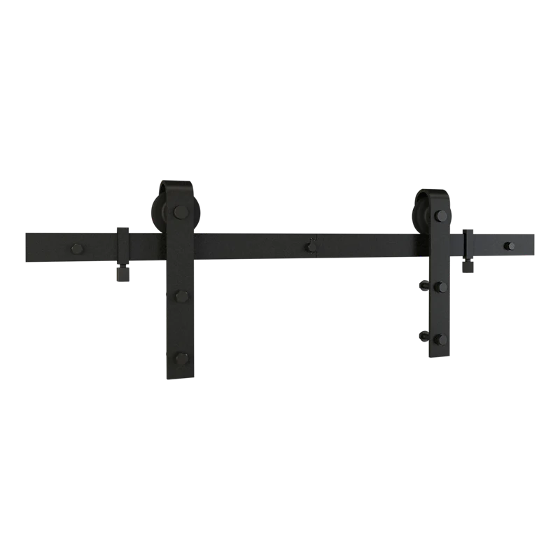 National Hardware Classic Interior Barn Door Kit 96", Matte Black