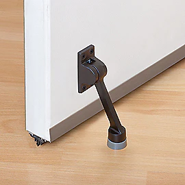 National Hardware Commercial Grade, Kickdown Door Stop 4", Oil Rubbed Bronze - Image 2