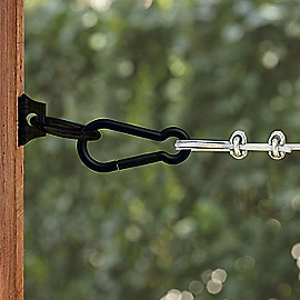 National Hardware Interlocking Spring Snap 5/8" x 4-3/4", Storm Shine - Image 2