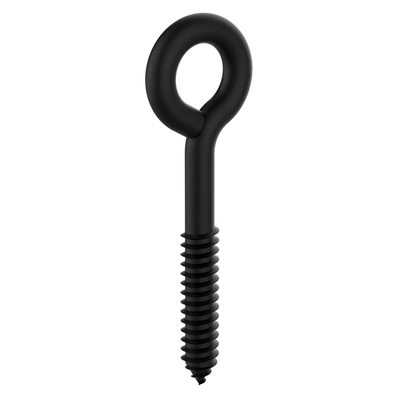 National Hardware Lag Screw Eyes 3/8" x 4-1/2", Storm Shine