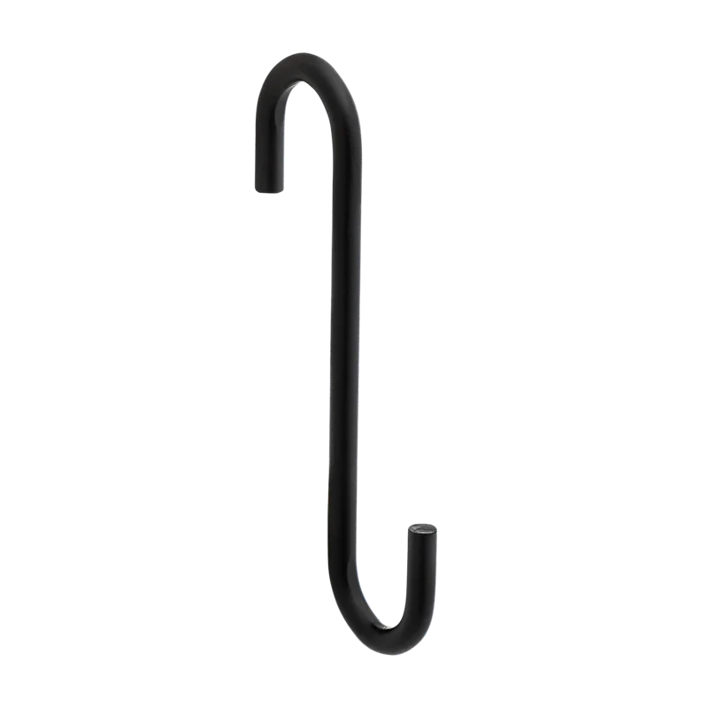National Hardware Modern S Hook Small 4-3/4-in, Black