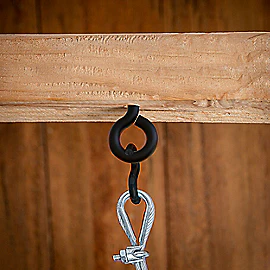 National Hardware Screw Eyes #2, 2-5/8", Storm Shine - Image 2