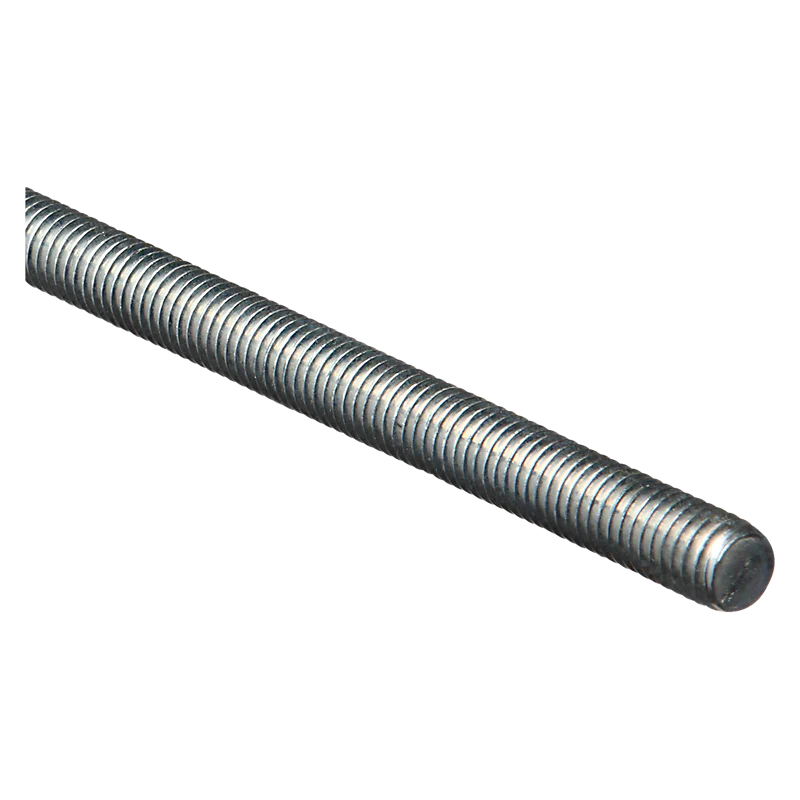 National Hardware Steel Threaded Rods Coarse Thread 7/16"-14 x7 2", Zinc Plated