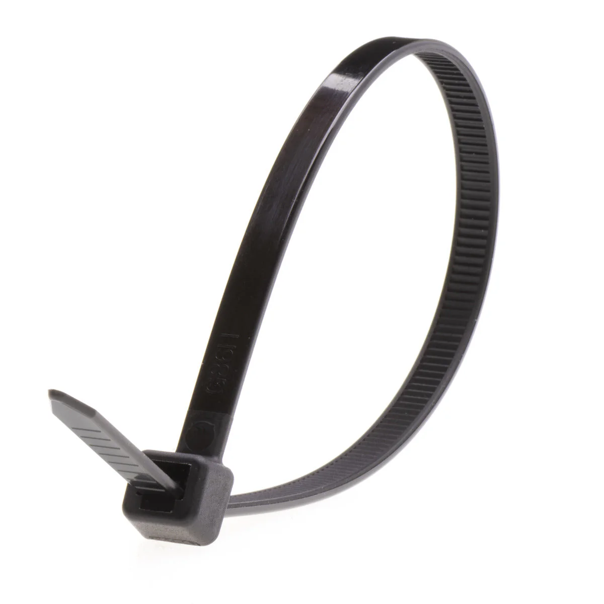 NSI PowerGRP 8”, Black General Purpose 40lb Cable Ties, 100 Pack - Image 2