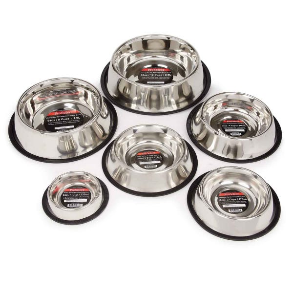 PetEdge ProSelect X-Super Heavy Duty No-Tip Mirror Bowls 1 Pint - Image 2