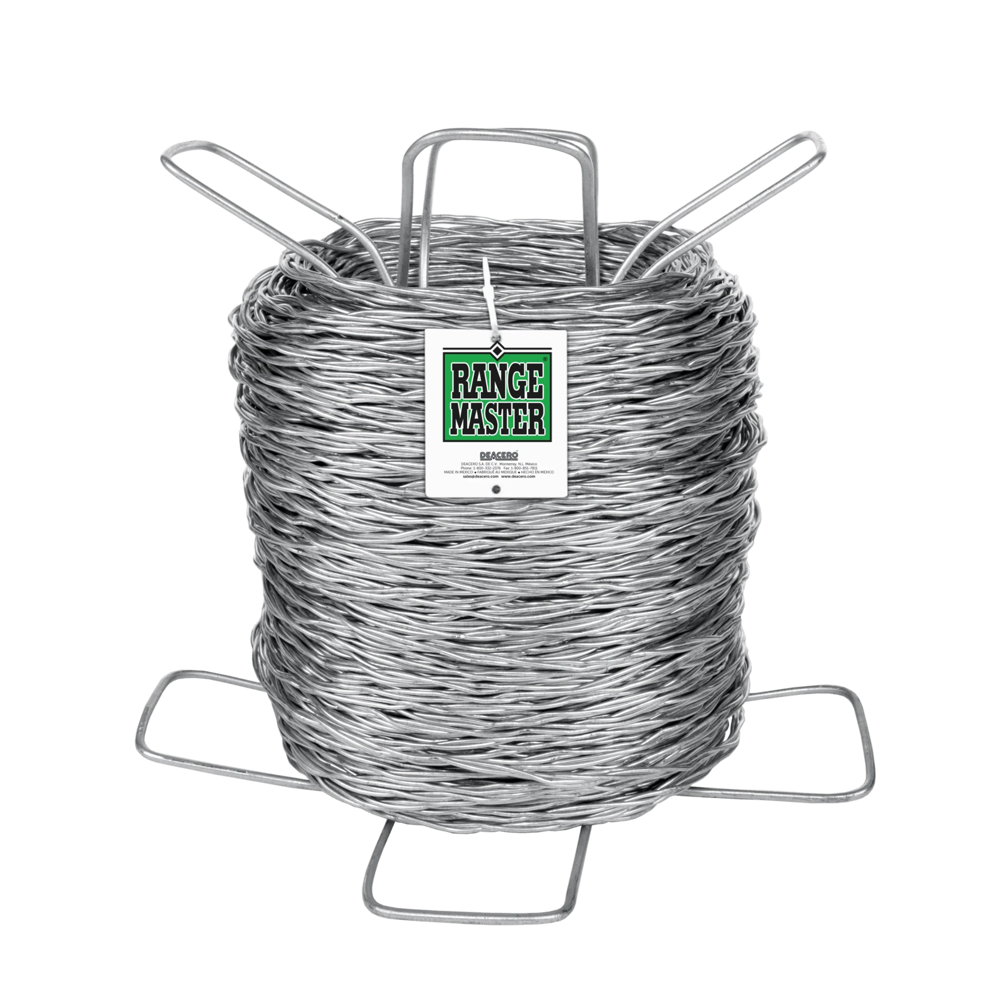 Range Master Barbless Wire 1320 Ft L, 12.5 Gauge, Zinc Coated