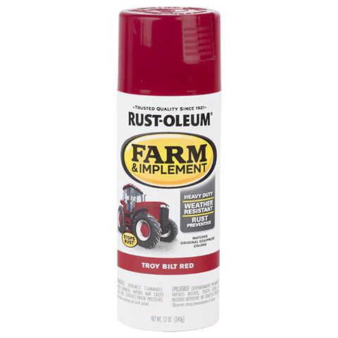 Rust-Oleum Farm & Implement Paint 12 oz Troy Bilt Red