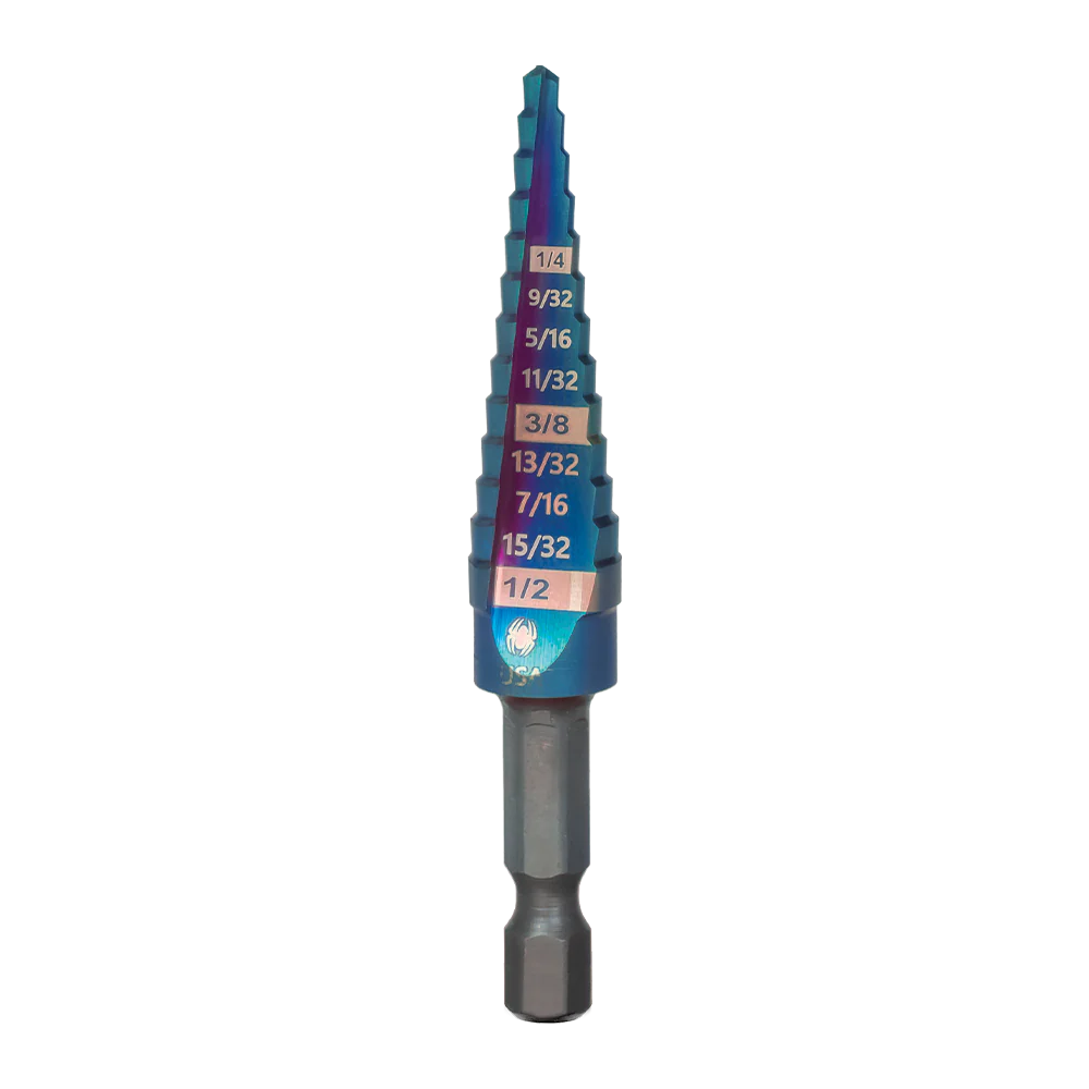 Spyder 1/8″ – 1/2″ 13-Step Bit